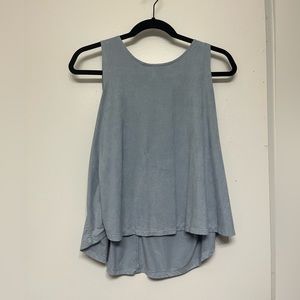 Soft blue tank top